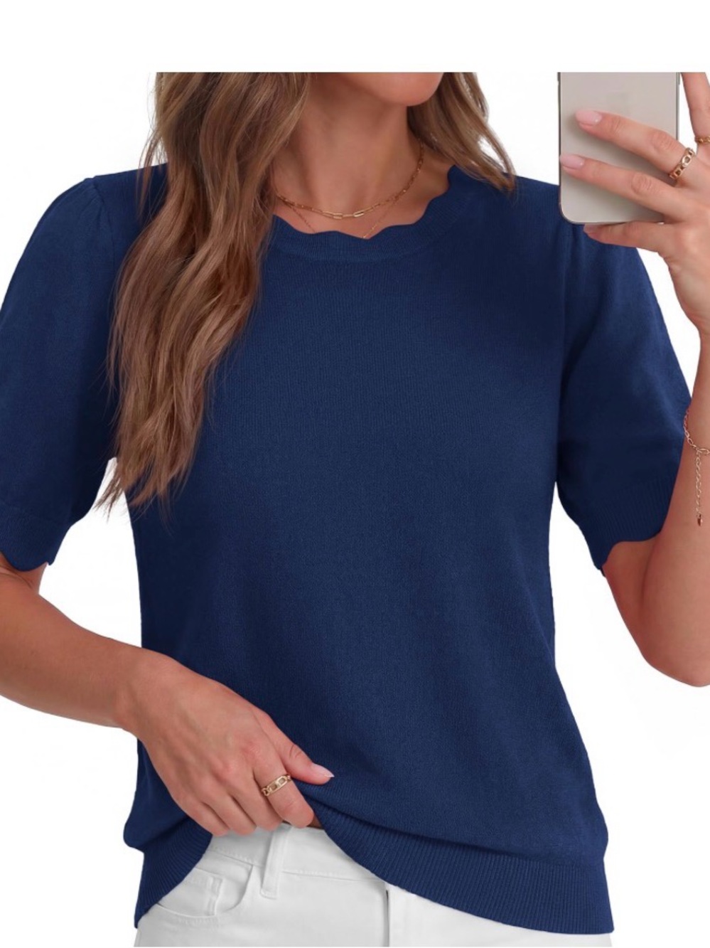 BTFBM Short Sleeve Sweater 2026 Spring Summer Top. Lightweight Business Casual.